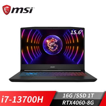 msi微星 Pulse 15 電競筆電(i7-13700H/16G/1T SSD/RTX4060-8G/Win11)