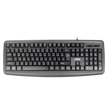 INTOPIC KBD-79-N USB多媒體鍵盤-黑