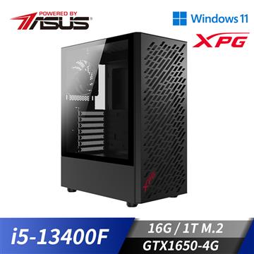 華碩平台[威能俠士]i5十核Win11獨顯SSD電腦(i5-13400F/16G/GTX 1650/1TB_M2)