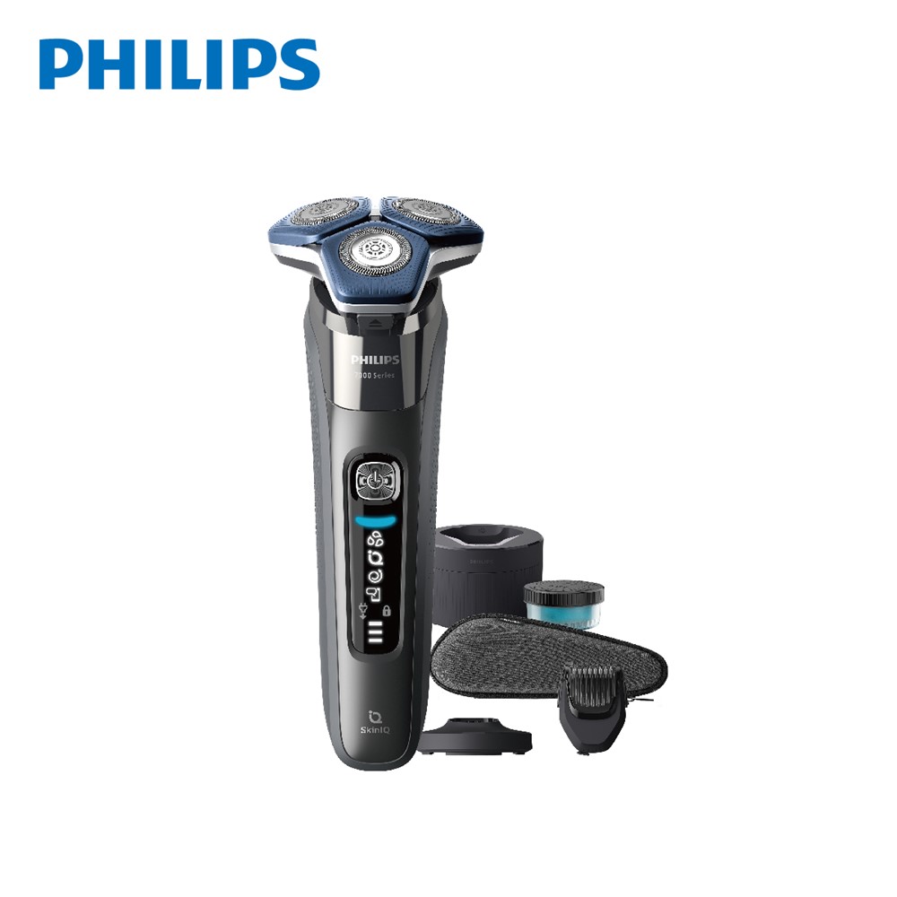 (展示品) PHILIPS S7000智能三刀頭電鬍刀超值組