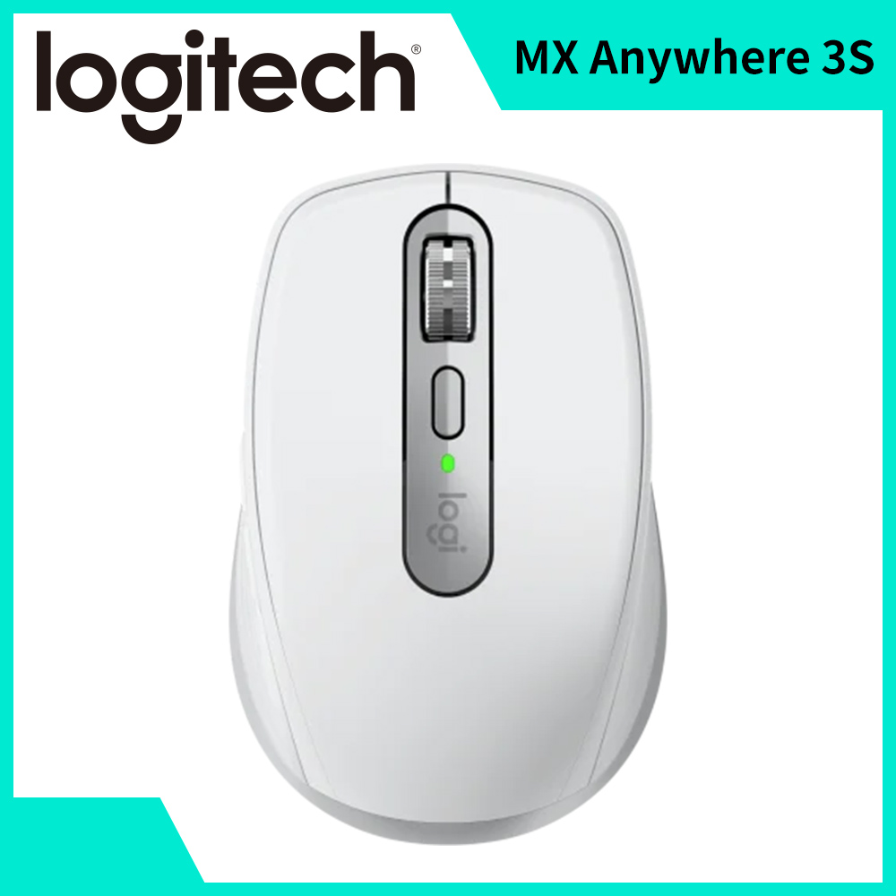 羅技 Logitech MX ANYWHERE 3S滑鼠-珍珠白