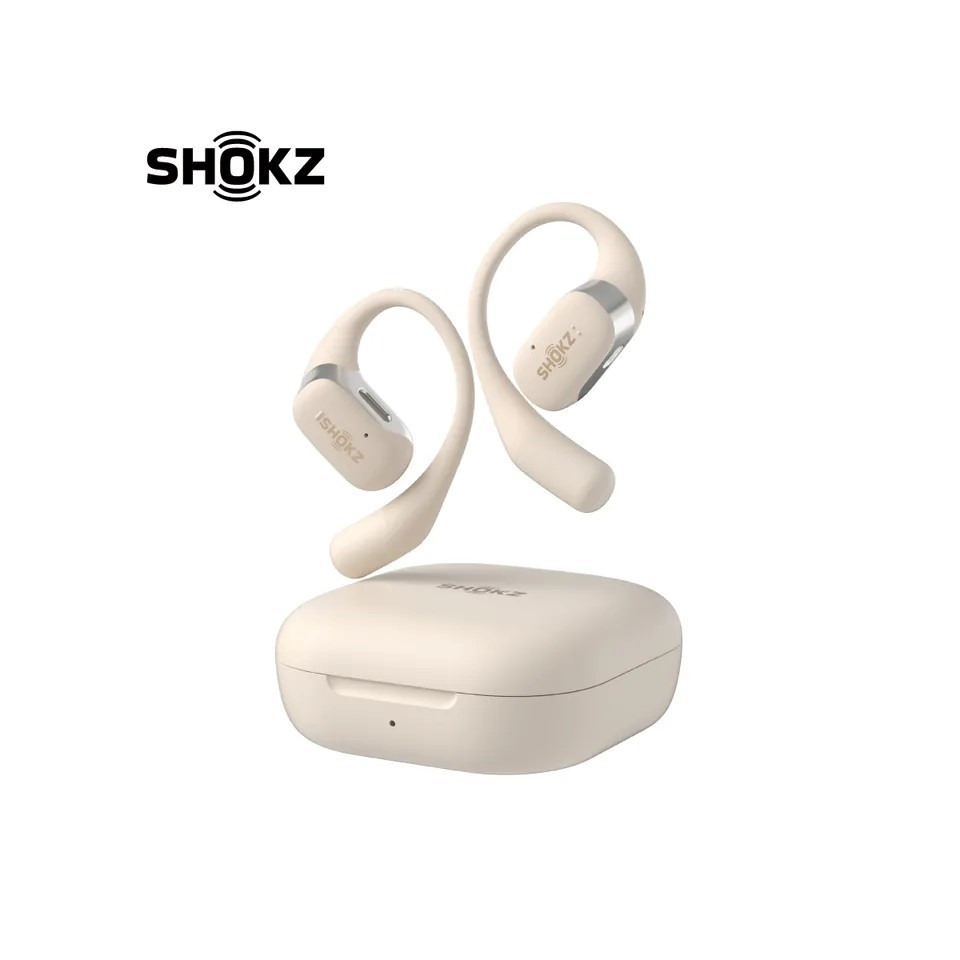 SHOKZ OPENFIT開放式不入耳藍牙耳機-米