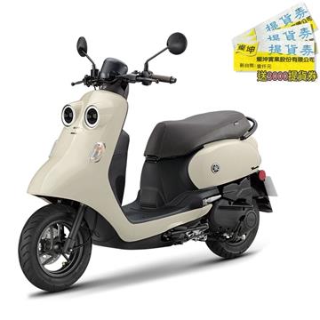 YAMAHA山葉 VINOORA 125 UBS碟煞-智能鎖 白