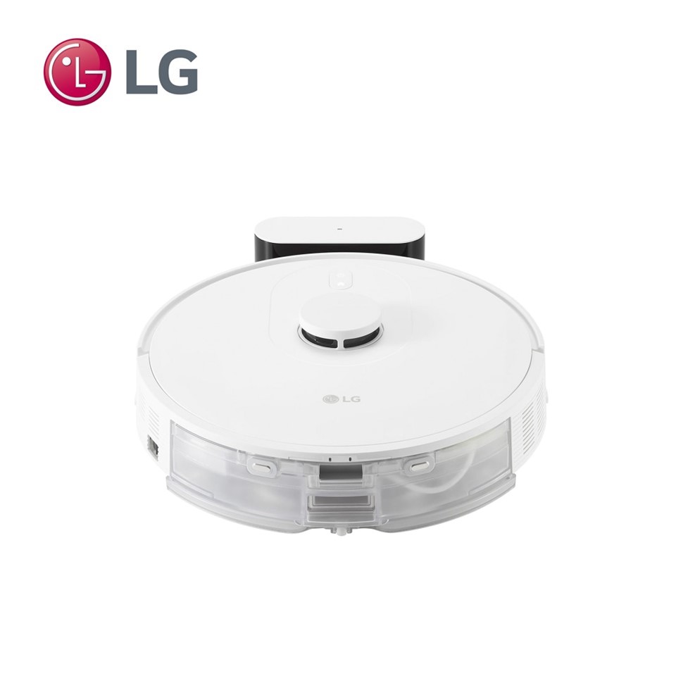 LG R5 智慧聯網變頻濕拖清潔機器人(雲朵白)
