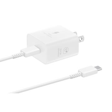 SAMSUNG 25W快充通用型旅充組 白