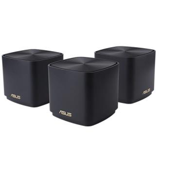 華碩 ZENWIFI XD4 PLUS Mesh WiFi 6 路由器-黑 (3入裝)