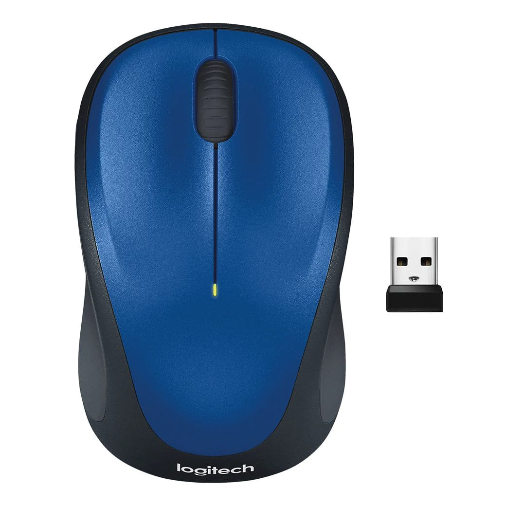 羅技 Logitech M235n 無線滑鼠-藍