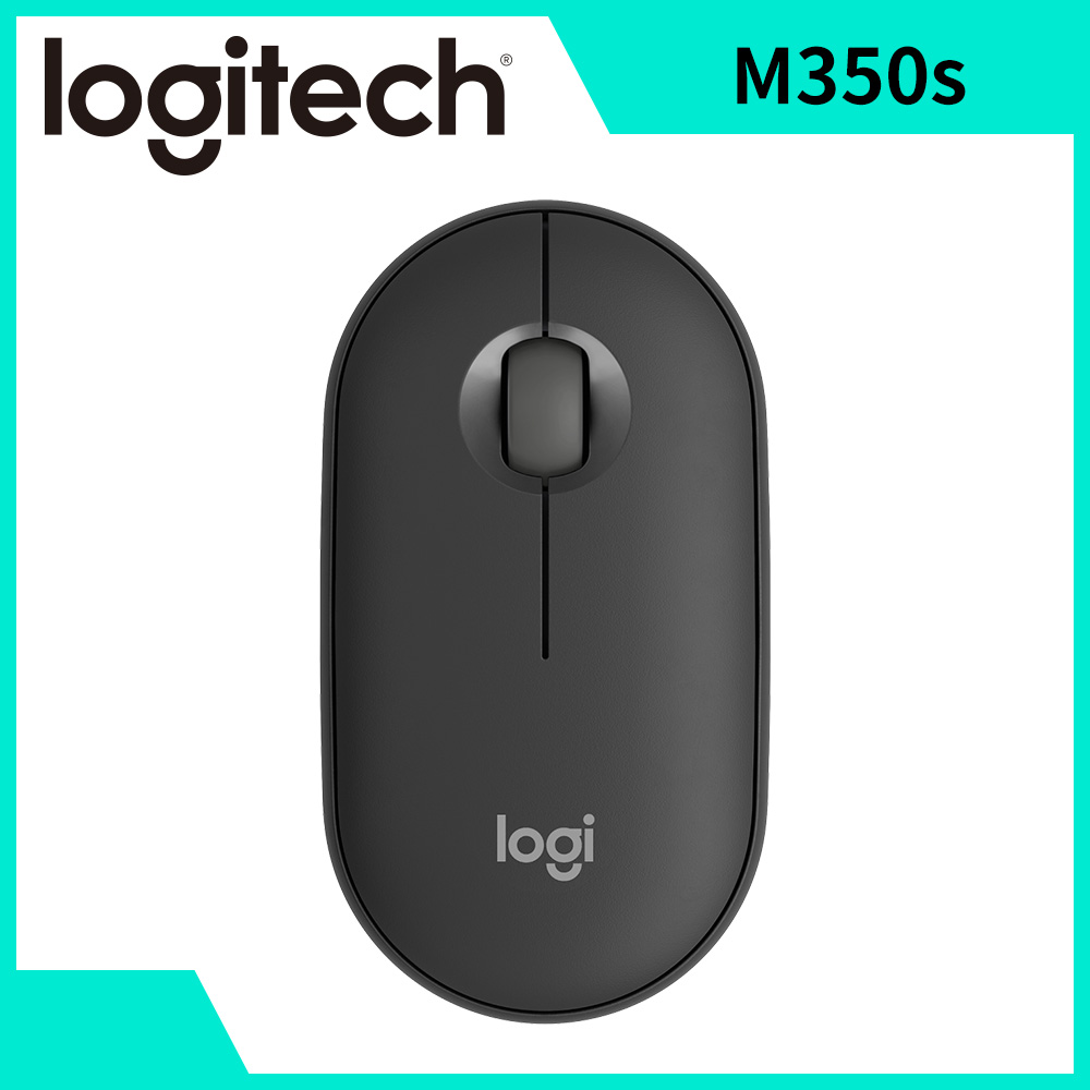 羅技Pebble M350s無線藍牙滑鼠-石墨灰