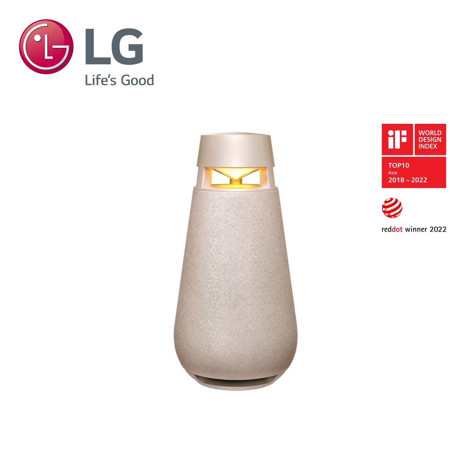 LG XBOOM 360 小宇宙全景聲藍牙音響 白