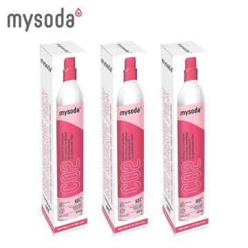 mysoda沐樹得 全新425g二氧化碳鋼瓶/3入組