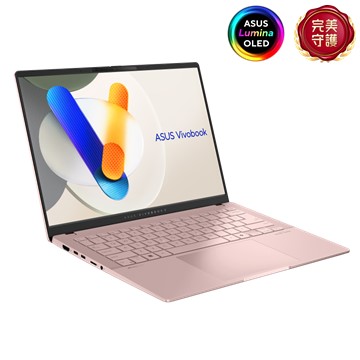 華碩 ASUS Vivobook S OLED 筆記型電腦 14" (R5-7535HS/16GB/512GB/Radeon Graphics/W11) 玫瑰金