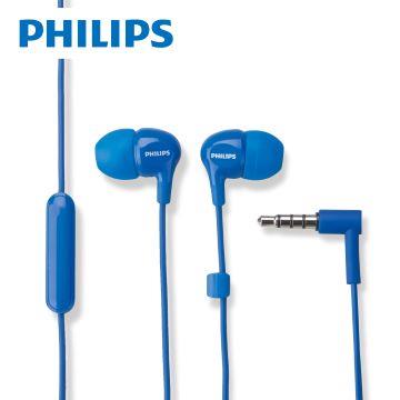 PHILIPS SHE3555耳塞式耳麥-藍