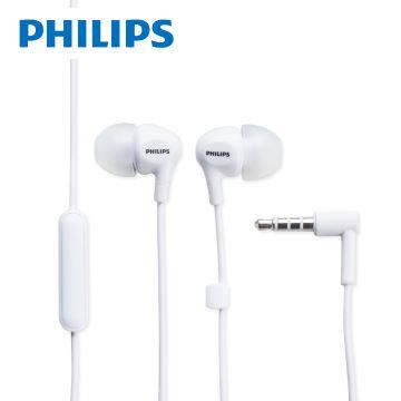 PHILIPS SHE3555耳塞式耳麥-白