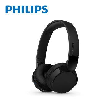 PHILIPS TAH4209高續航藍牙5.3耳罩耳機-黑