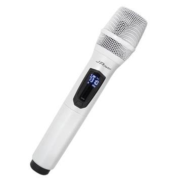 J POWER UHF-888W單機型無線麥克風-珍珠白