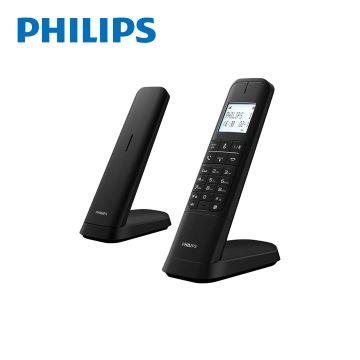 PHILIPS 設計款數位子母機無線電話