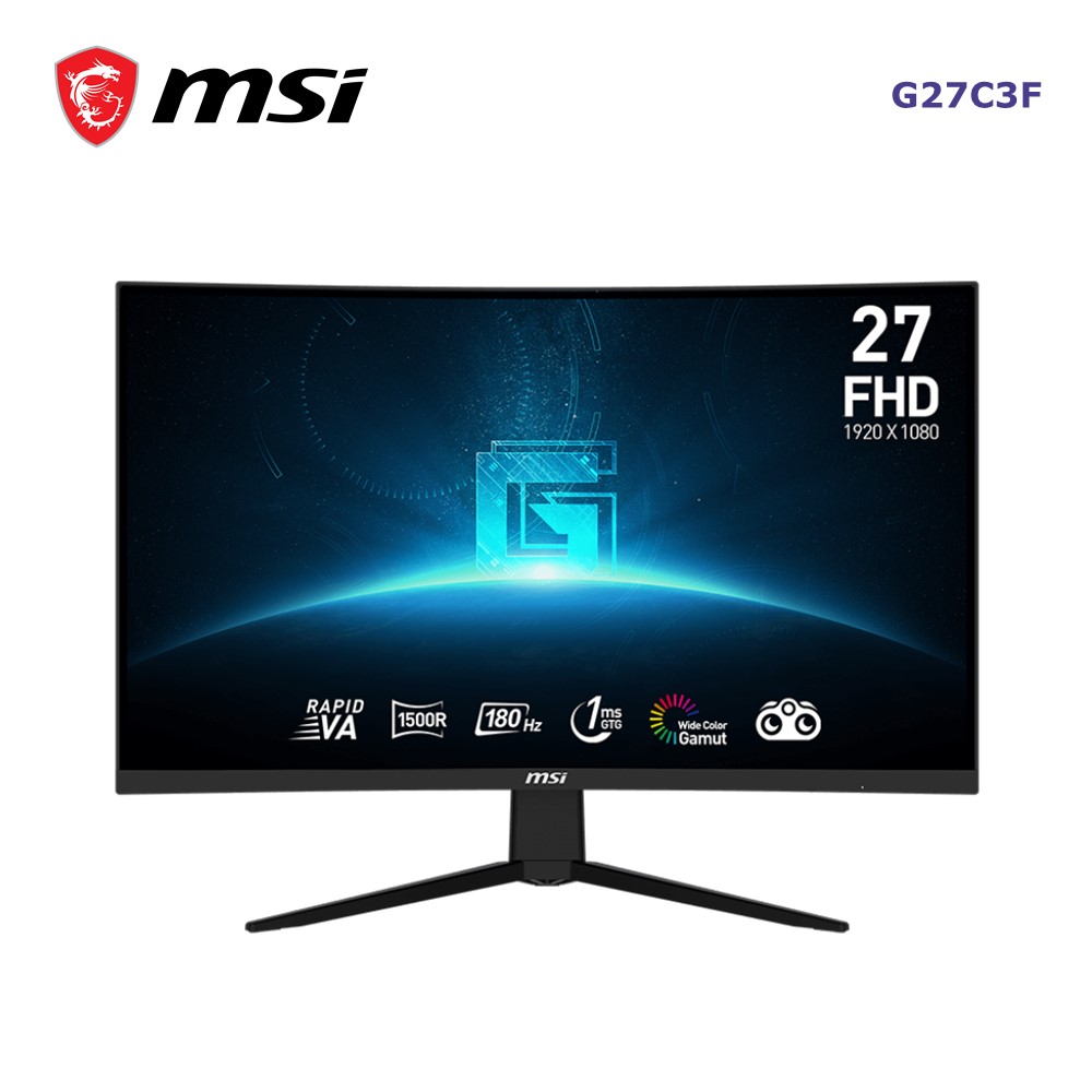 微星 MSI 27型 FHD 1500R 曲面電競螢幕 (180Hz/1ms/VA)