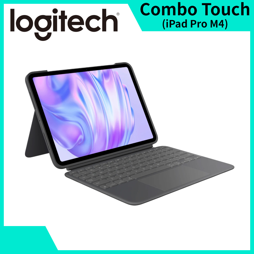 羅技 Logitech Combo Touch鍵盤保護套(iPad Pro M4)