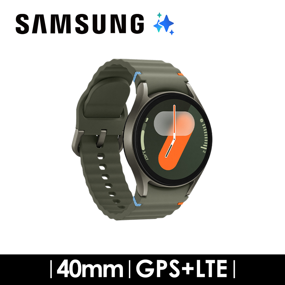 SAMSUNG Galaxy Watch7 LTE 40mm 森林綠