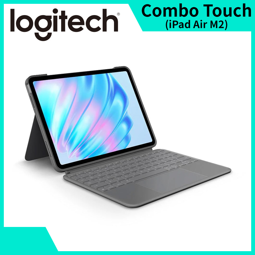 羅技Combo Touch鍵盤保護套(iPad Air M2)