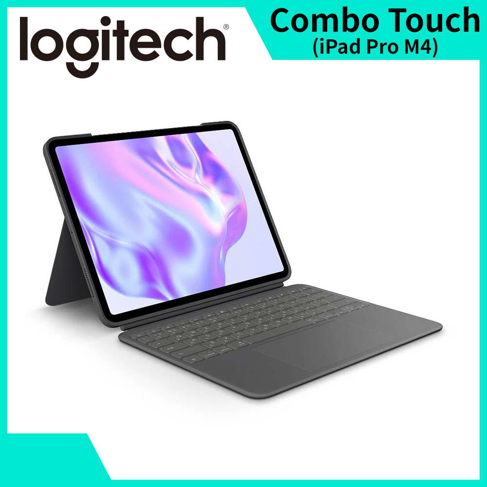 羅技Combo Touch鍵盤保護套(iPad Pro M4)
