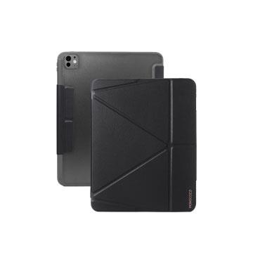 MONOCOZZI iPad Air 13透背皮革保護套-黑