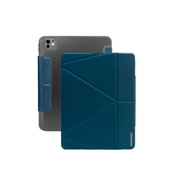 MONOCOZZI iPad Pro 11透背皮革保護套-藍
