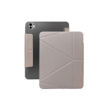 MONOCOZZI iPad Pro 13透背皮革保護套-灰