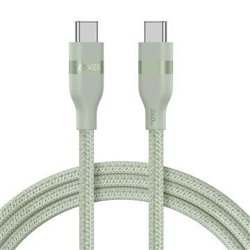 Anker Type-C 240W超軟充電線1.8m-綠
