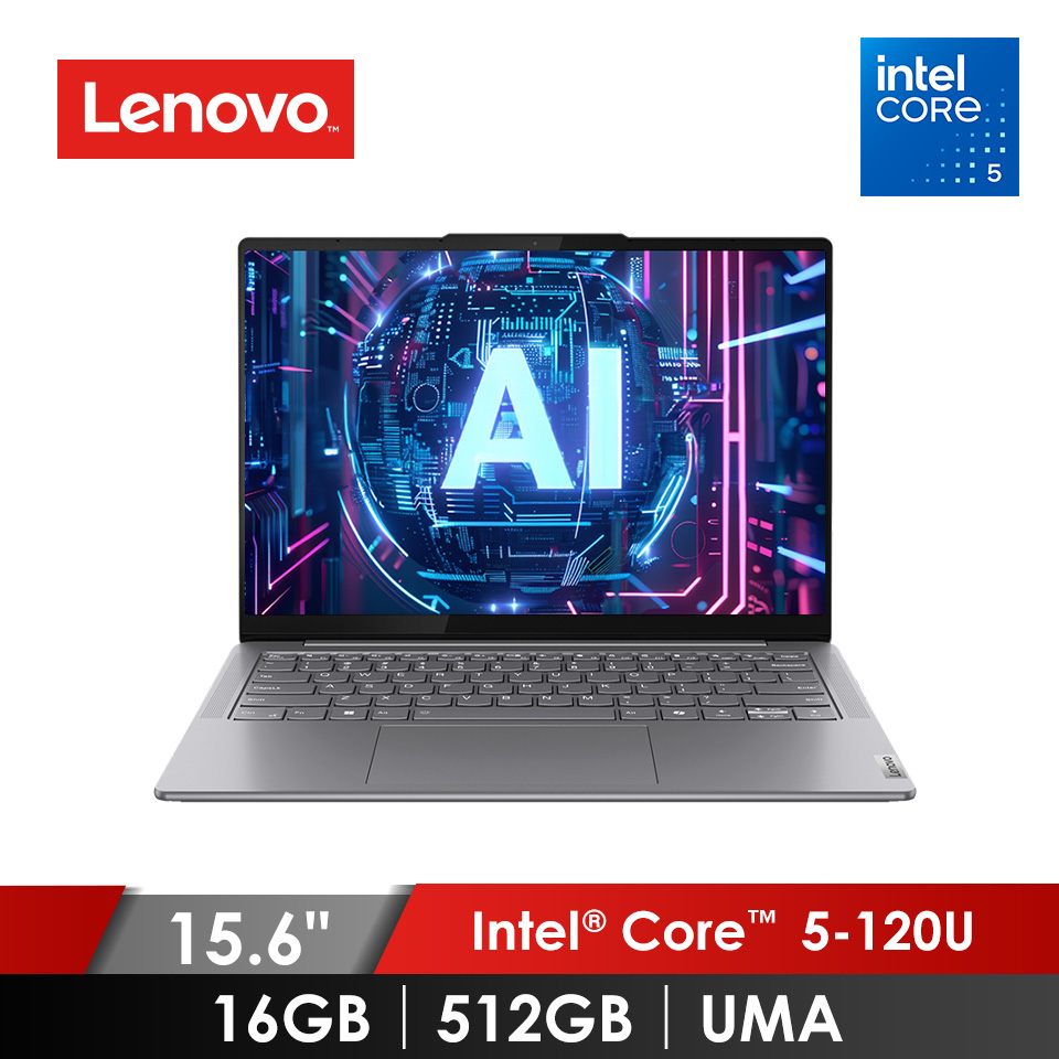 聯想 Lenovo IdeaPad Slim 3i AI筆電 15.6" (Intel Core5-120U/16G/512G/UMA/W11)