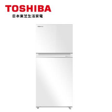 TOSHIBA 411公升雙門變頻冰箱