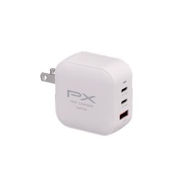 大通 快充2C1A 氮化鎵70W 充電器-白