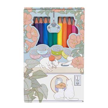 贈品-利百代喵喵罐頭色鉛筆12色(CC-513)