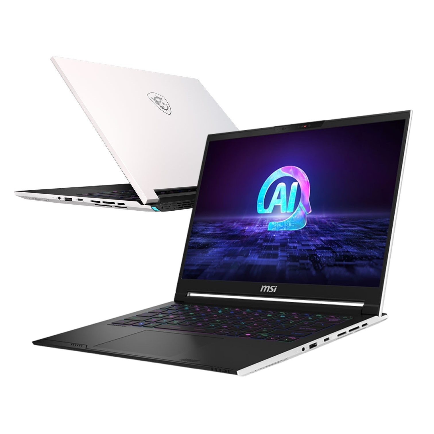 微星 MSI Stealth AI電競 14" (Intel Core Ultra 5 135H/16G/512G/RTX4050-6G/W11) 白