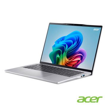 ACER Swift 14 AI筆電 銀(硬碟升級) (R9-365&#47;32GB&#47;1TB+1TB SSD&#47;W11)