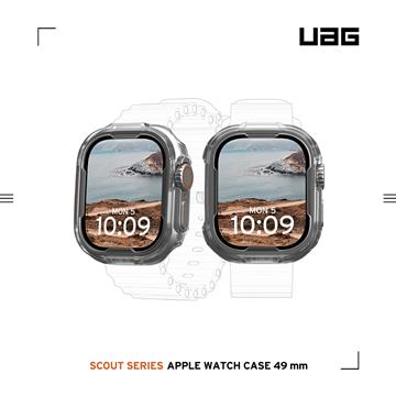 UAG Apple Watch 49mm 耐衝擊保護殼V2-透明