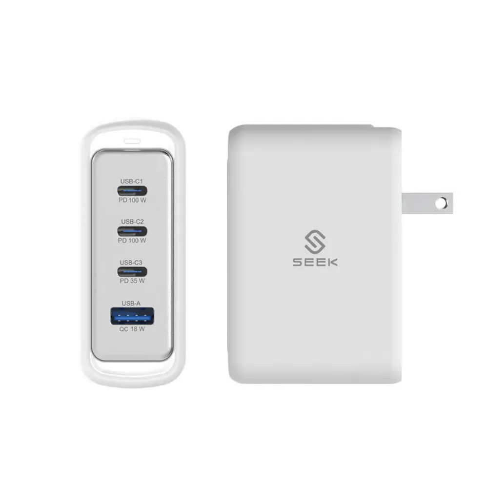 SEEK 100W GaN電源充電組-白