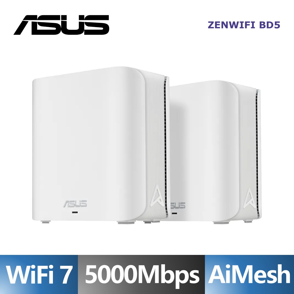 華碩 ASUS ZENWIFI BD5 Wi-Fi 7 AiMesh雙頻路由器