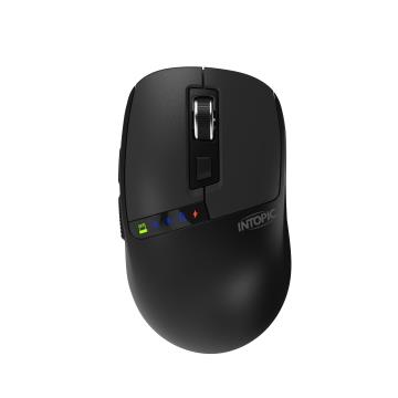 INTOPIC 無線雙模充電滑鼠-黑