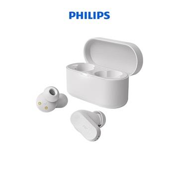 PHILIPS TAT3509主動降噪真無線藍牙耳機-白