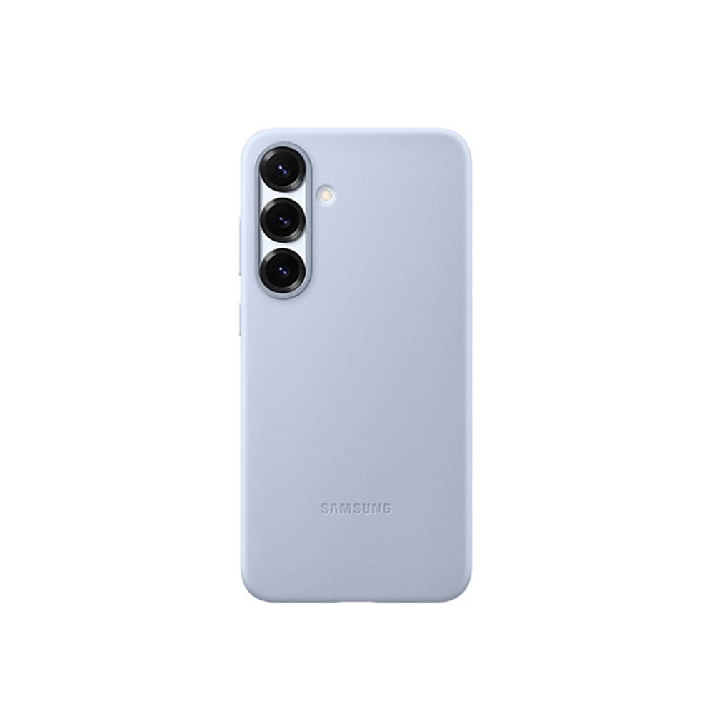 SAMSUNG Galaxy S25+ 純素皮革保護殼-淺藍