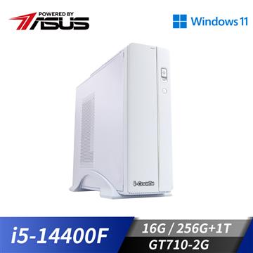 華碩平台[玲瓏之星]i5獨顯Win11電腦 (i5-14400F/16G/1T/GT710/256G_SSD)