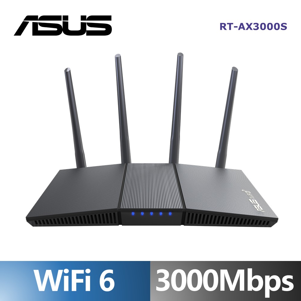 ASUS RT-AX3000S WiFi 6 可擴充式路由器