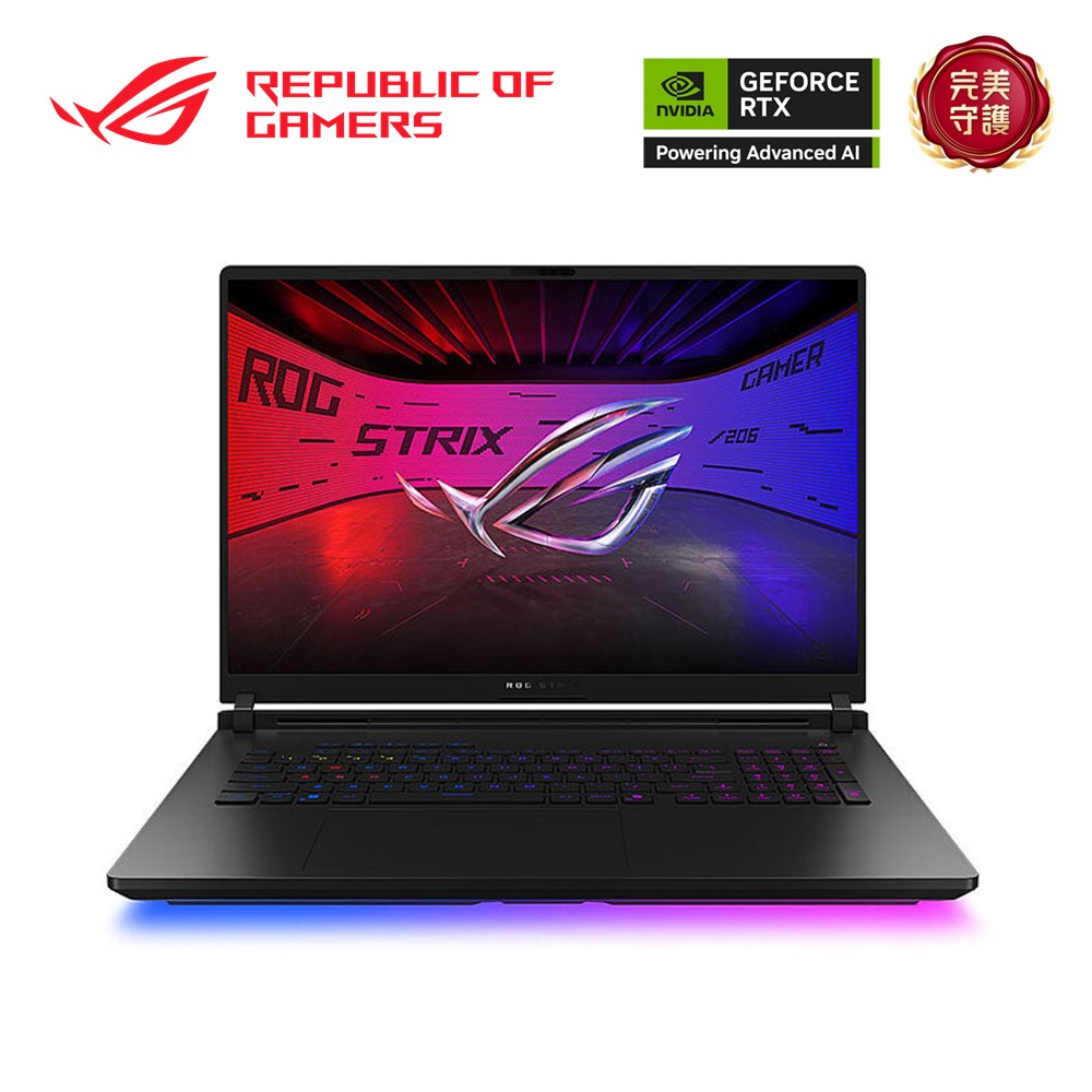 ASUS ROG Strix SCAR 18 電競筆電 黑 (U9-275HX/32G/1TB/GeForce RTX 5080-16G/W11)