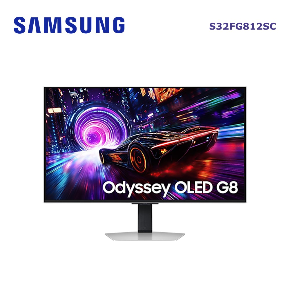 三星 SAMSUNG 32型 Odyssey OLED G8平面螢幕 (3840x2160/0.03ms/240Hz)