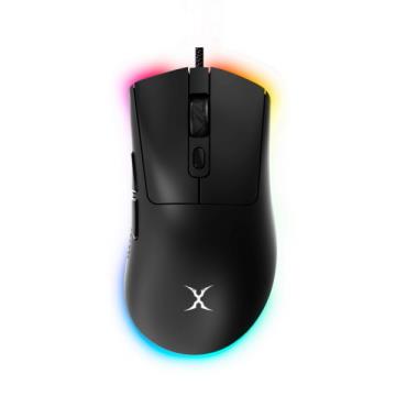 FOXXRAY彩翼輕量化電競滑鼠-黑