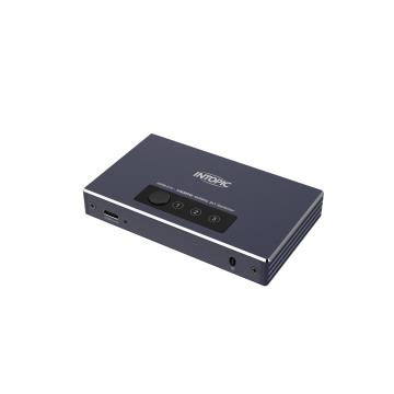 INTOPIC HDMI三對一切換器(灰色)