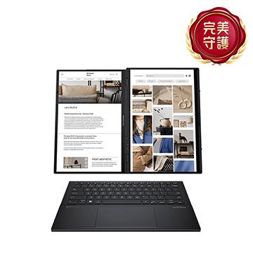 ASUS Zenbook Duo AI筆電 灰 (Ultra 9 285H/32GB/1TB/WIN11)