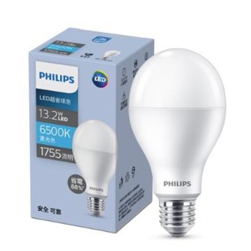 飛利浦13.2W超省球泡燈-白光
