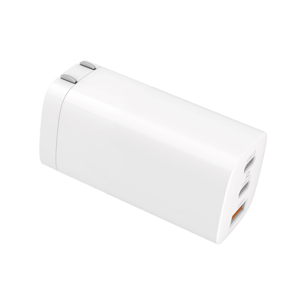 MCK 65W GaN氮化鎵 3孔急速充電器-白